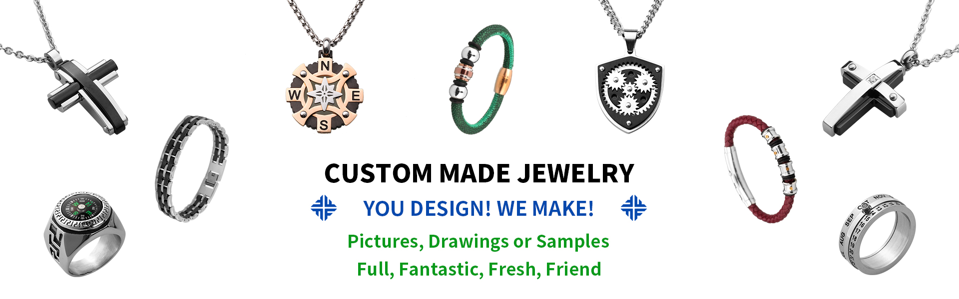 đồ trang sức bằng thép không gỉ, đồ trang sức và phụ kiện thời trang, nhà bán buôn và nhà sản xuất đồ trang sức,Dongguan Fullten Jewelry Co., Ltd